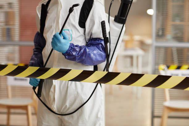 Professional Blood Cleanup technician working in Alma, MI